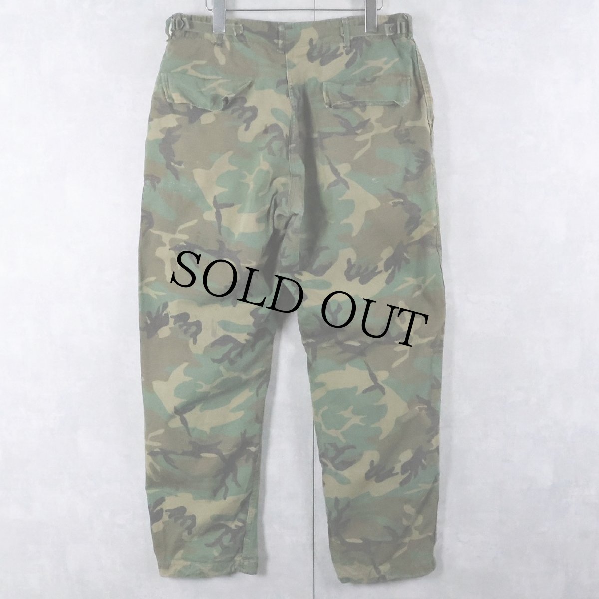 画像2: 80's U.S.ARMY ウッドランドカモ柄 BDUカーゴパンツ MEDIUM-REGULAR (2)