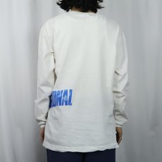 画像4: 90's NIKE 銀タグ USA製 "International" プリントロンT L (4)