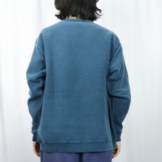 画像3: 90's LANDS'END USA製 前V 鹿の子スウェット XL (3)