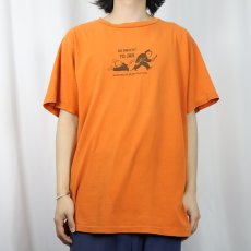 画像2: 2000's Monopoly Chance Cards USA製 イラストプリントTシャツ L (2)