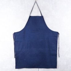 画像1: VINTAGE インディゴエプロン (1)
