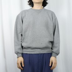 画像2: 90's RUSSELL ATHLETIC USA製 前V 無地スウェット M (2)