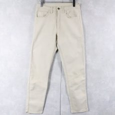 画像1: 60's LEVI'S 612 BIGE ストレッチテーパードパンツ W28 (1)