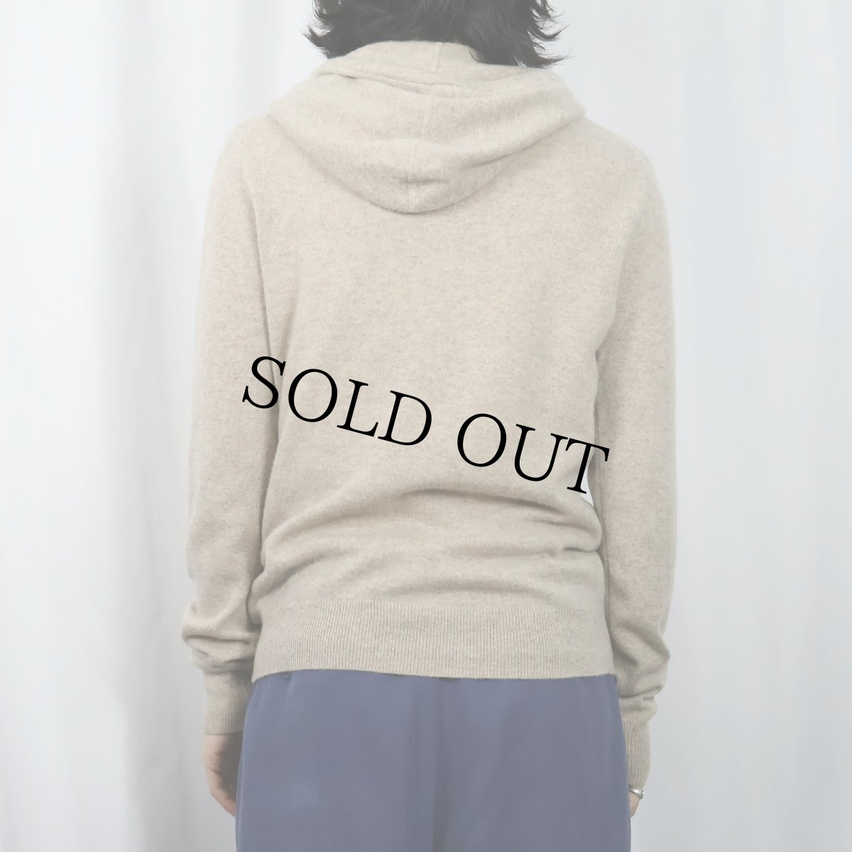 画像3: J.CREW カシミアニットフーディー S (3)