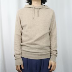 画像2: J.CREW カシミアニットフーディー S (2)