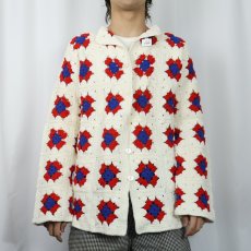 画像2: グラニースクエア ハンドニットジャケット (2)