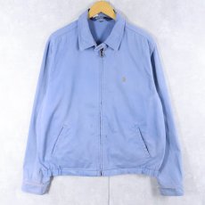 画像1: POLO Ralph Lauren ロゴ刺繡 チンスト付き コットンスイングトップ M (1)