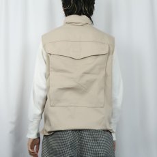 画像3: 80's BANANA REPUBLIC ポリエステル×コットン ハンティングベスト L (3)