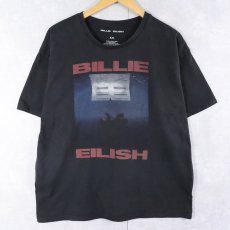 画像1: Billie Eilish "HIT ME HARD AND SOFT" ミュージシャン アルバムプリントTシャツ BLACK XXL (1)