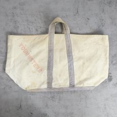 画像2: 40〜50's James Bliss & Co. ステンシル入り キャンバストートバッグ LARGE (2)