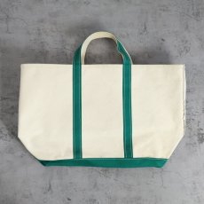 画像1: 80's L.L.Bean "BOAT AND TOTE" 耳付き キャンバストートバッグ LARGE (1)