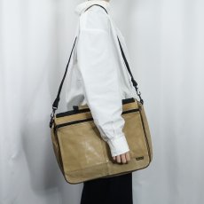 画像2: Eddie Bauer レザーショルダーバッグ (2)