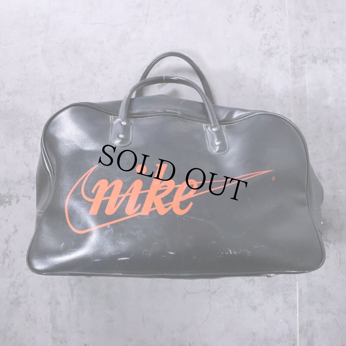 画像1: 70's NIKE レザーボストンバッグ (1)