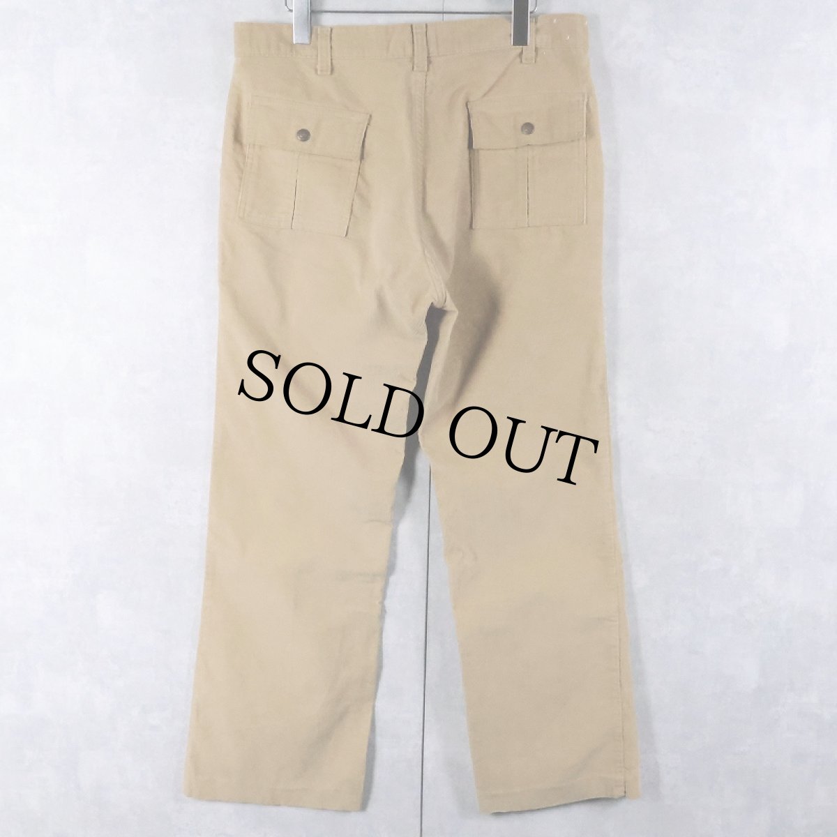 画像2: 80's Levi's 43461-9123 ブーツカットコーデュロイパンツ W34 (2)