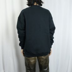 画像3: 90's JERZEES USA製 無地スウェット BLACK XL タグ付き未使用 (3)