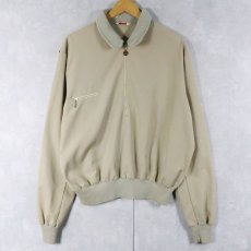 画像1: 60〜70's Cober Kuit ハーフジップ プルオーバージャケット L (1)