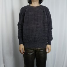 画像2: 80〜90's L.L.Bean USA製 コットンニットセーター M (2)
