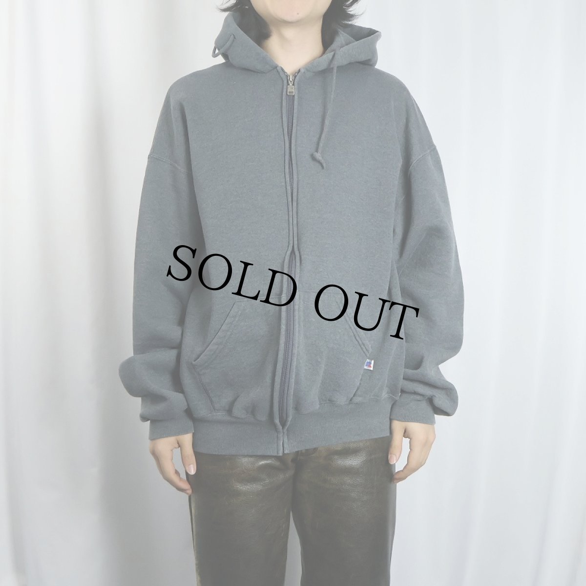 画像2: RUSSELL ATHLETIC スウェットジップパーカー XL (2)