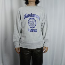 画像2: 80's Champion REVERSE WEAVE USA製 トリコタグ プリントスウェット M (2)