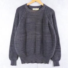 画像1: 80〜90's L.L.Bean USA製 コットンニットセーター M (1)