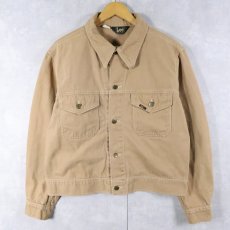 画像1: 70's Lee USA製 モールスキン トラッカージャケット L (1)