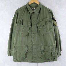 画像1: 60〜70's U.S.ARMY U.S.ARMY ジャングルファティーグジャケット 4th MEDIUM-SHORT (1)