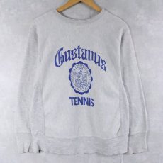 画像1: 80's Champion REVERSE WEAVE USA製 トリコタグ プリントスウェット M (1)