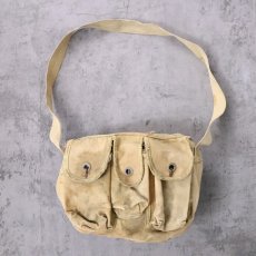 画像1: 40's UNKNOWN キャンバスショルダーバッグ (1)