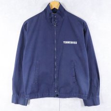 画像1: 50's Dan River "TENNESSEE" コットンスイングトップ NAVY M (1)