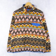 画像1: 2020AW Patagonia 総柄 スナップT L (1)