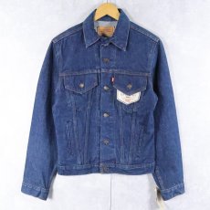 画像1: 80's Levi's 71506-0216 USA製 デニムジャケット フラッシャー付き ワンウォッシュ SIZE38 L (1)