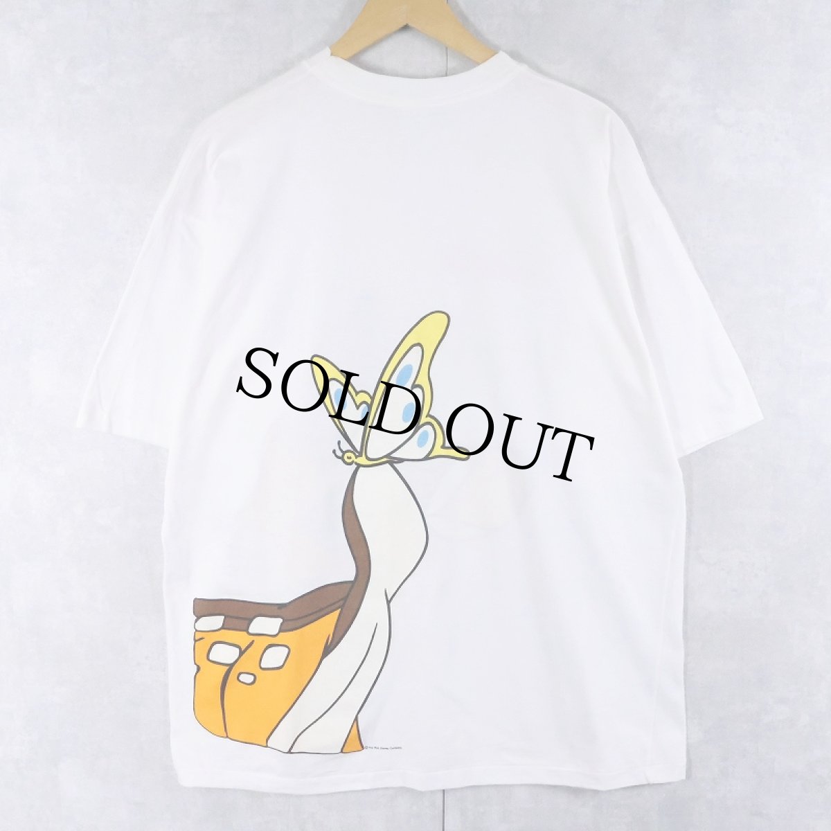 画像2: 90's Disney "Bambi" キャラクター 大判プリントＴシャツ XL (2)