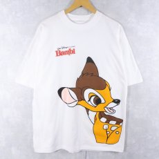 画像1: 90's Disney "Bambi" キャラクター 大判プリントＴシャツ XL (1)