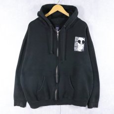 画像1: Subhumans パンクロックバンド スウェットジップパーカー BLACK XL (1)