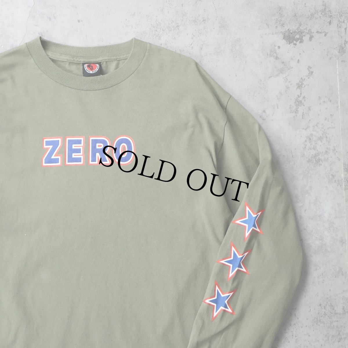 画像1: 90's ZERO Skateboarding "TUM-YETO" プリントロンT L (1)
