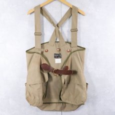 画像1: 80's SQUALTEX RED HEAD コットンハンティングベスト (1)