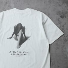 画像1: 90's ANNE KLEIN USA製 "HOSIERY" フォトプリントTシャツ XL (1)