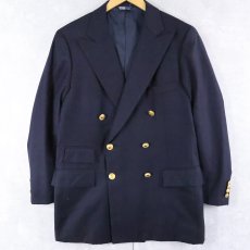 画像1: POLO Ralph Lauren ウールテーラードジャケット NAVY (1)