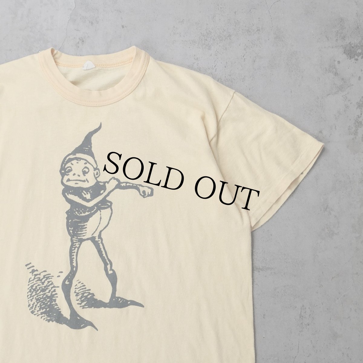 画像1: 80's R.E.M. "Fighting Elf" ロックバンドプリントTシャツ L (1)