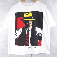 画像1: 90's DISNEY DICK TRACY USA製 キャラクタープリントTシャツ L (1)