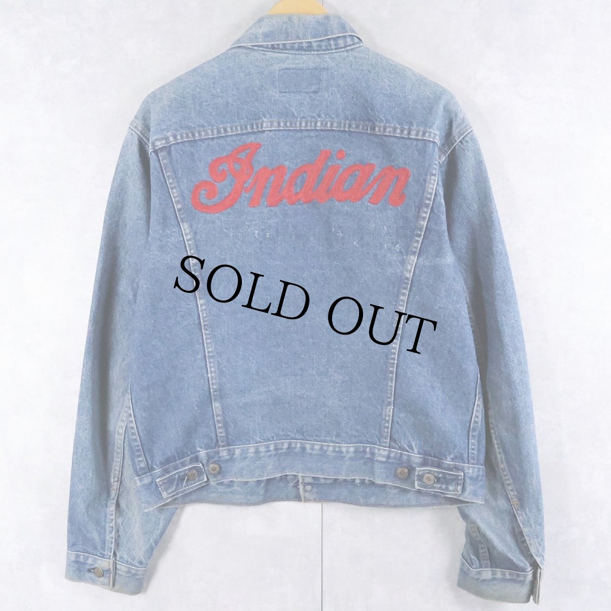 画像1: 70〜80's Levi's 70505 "Indian" チェーン刺繍 デニムジャケット (1)