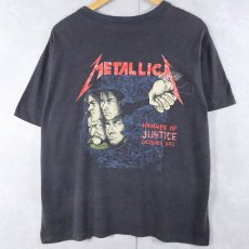 画像2: 80's METALLICA × PUSHEAD "DAMAGED JUSTICE" ヘヴィメタルバンドTシャツ (2)