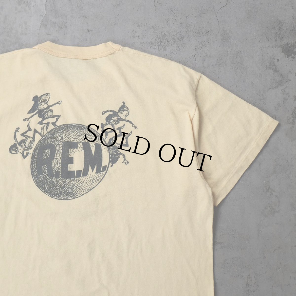 画像2: 80's R.E.M. "Fighting Elf" ロックバンドプリントTシャツ L (2)