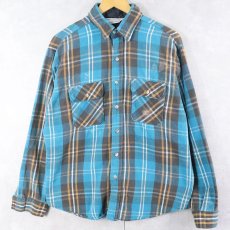 画像1: 90's FIELD&STREAM チェック柄 ヘビーネルシャツ (1)