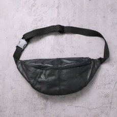 画像1: レザーウエストポーチ (1)