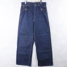 画像1: 50's HEADLIGHT USA製 デニムペインターパンツ W33 (1)