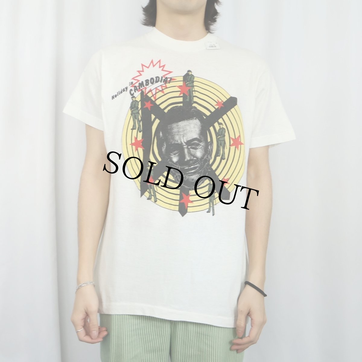 画像3: 80's Dead Kennedys USA製 "Holiday in Cambodia!" ハードコア・パンクバンドTシャツ XL (3)