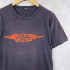 画像1: 70〜80's Harley-Davidson "ROBISON" ロゴプリントTシャツ (1)