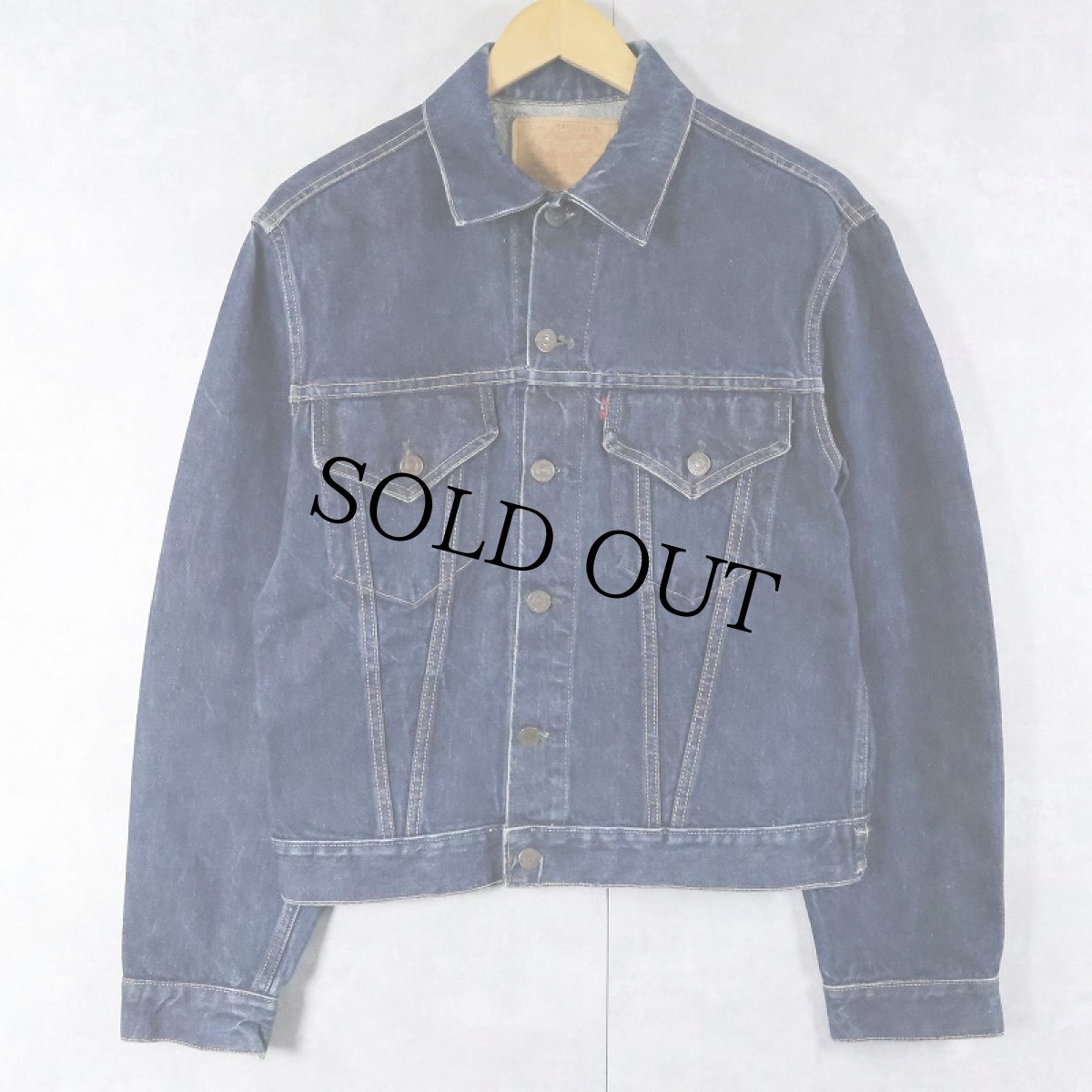 画像1: 60's LEVI'S 557XX 3rd BIGE ギャラ入り デニムジャケット SIZE40 (1)