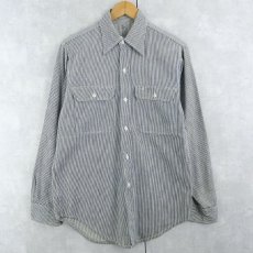 画像1: 60〜70's ヒッコリーストライプ ワークシャツ (1)